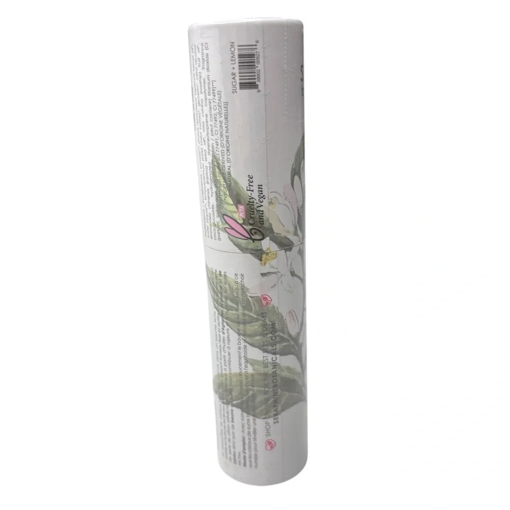 SERAPHINE BOTANICALS Sugar + Lemon Moisturizing Lip Buffer